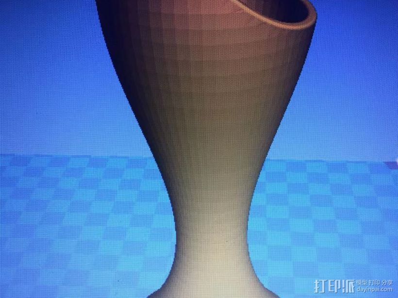 创意实用花瓶 3D打印模型渲染图