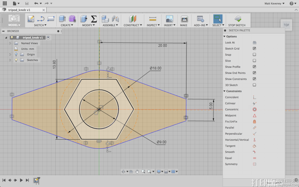 最佳3D打印軟件工具之Fusion 360