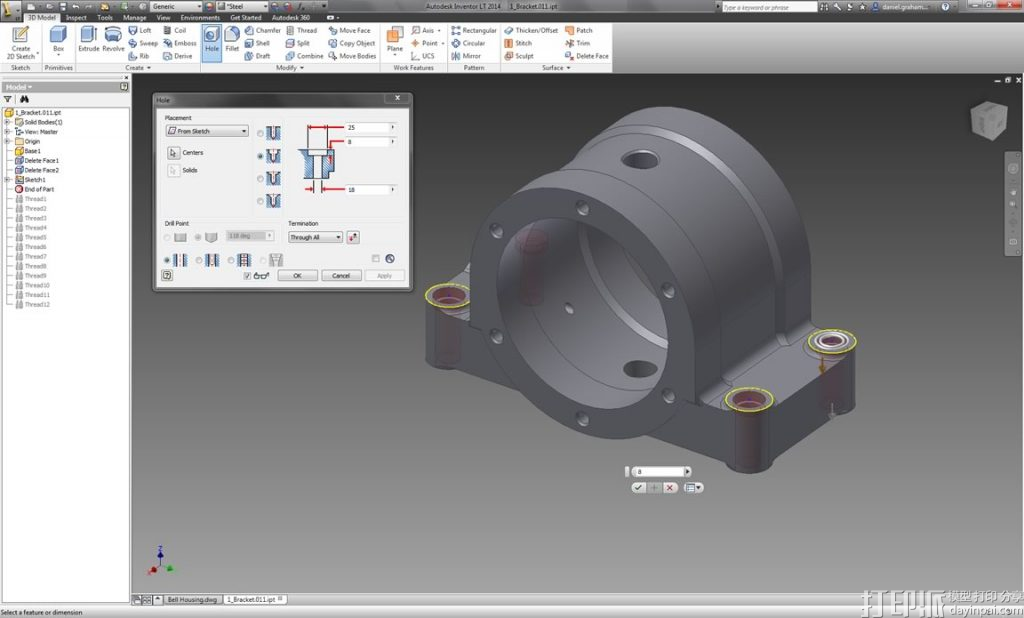 最佳3D打印软件工具之Inventor