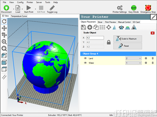 3D打印切片软件之Repetier-Host