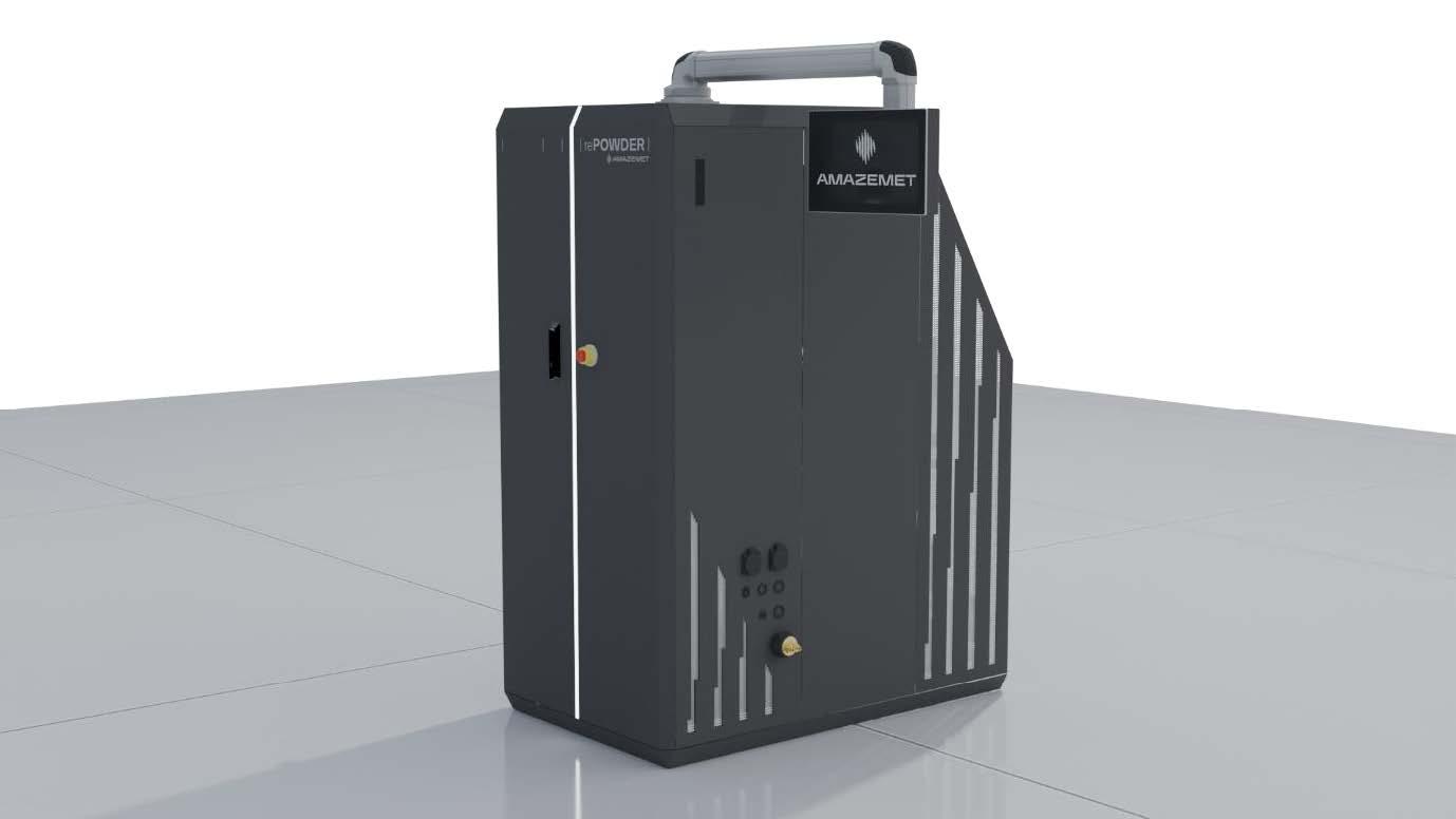AMAZEMET在Formnext 2025推出AI驱动的超声雾化全自动制粉技术