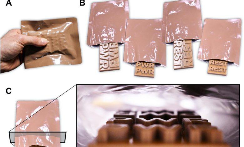 美国陆军探索3D打印口粮 个性化定制方案有望减轻单兵负重
