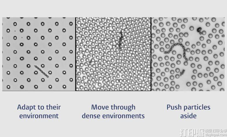莱顿大学3D打印微型机器人：外形决定行为，自主导航如生物