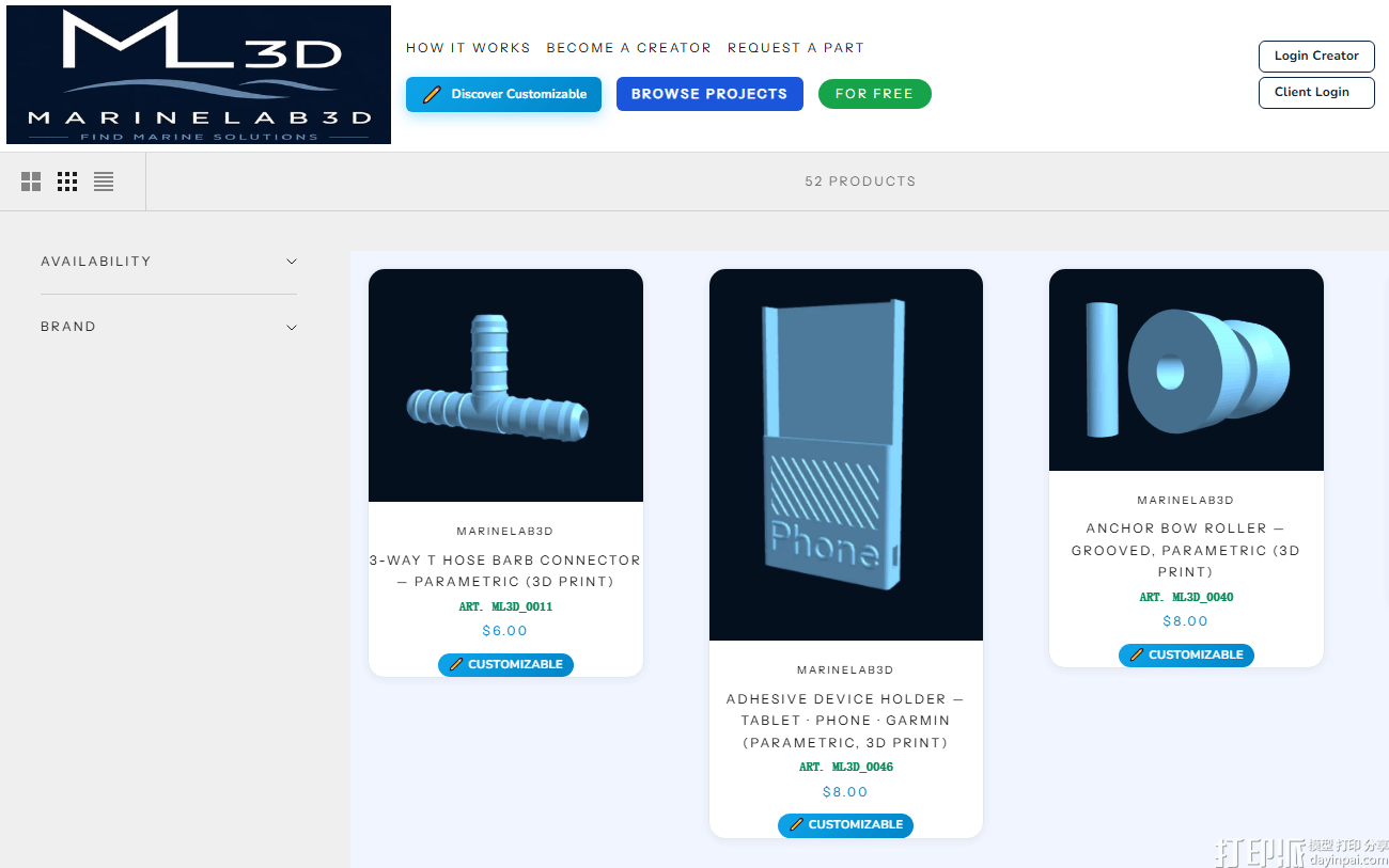 MarineLab3D将船舶备件转化为参数化按需3D打印件