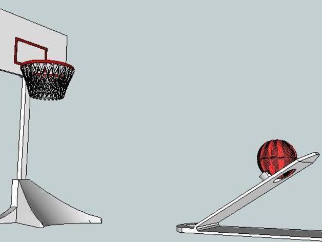 迷你桌面式篮球模型