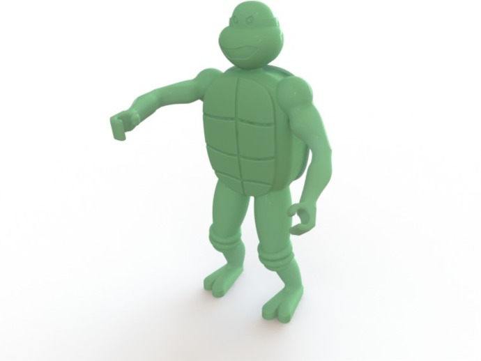 迷你忍者神龟模型
