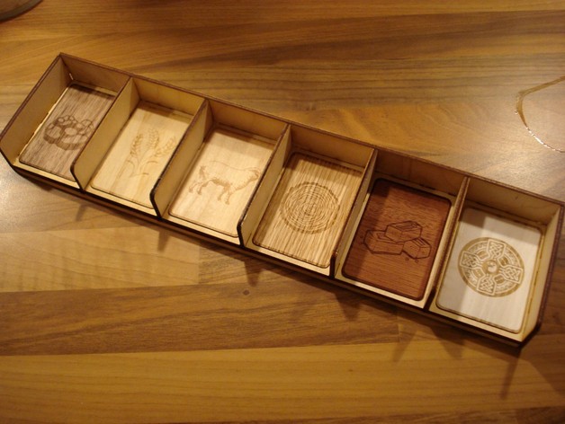 卡坦岛多格游戏卡盒模型