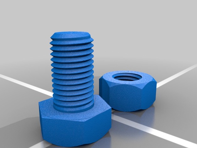 elM8_style_nut_and_bolt_for_print.stl