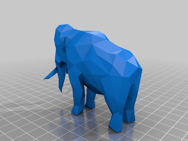 lilow-poly_woolly_mammoth.stl