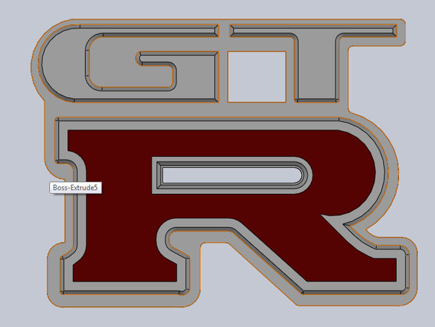 尼桑GTR汽车标志