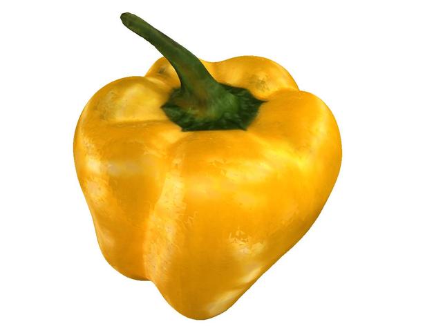 黄色的甜椒