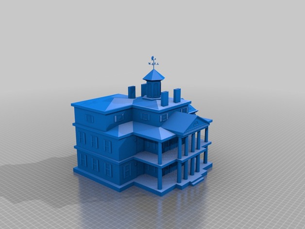 幽灵鬼屋 建筑模型