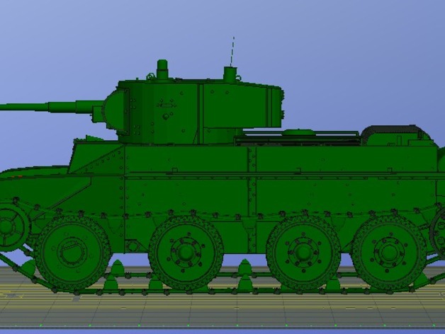 Soviet cavalry BT-2坦克