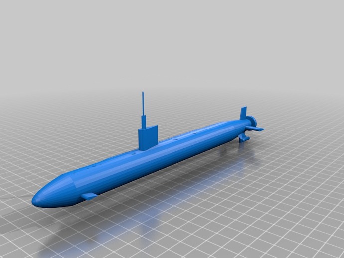 fglos_angeles_class_688i_nuclear_powered_attack_submarine.stl