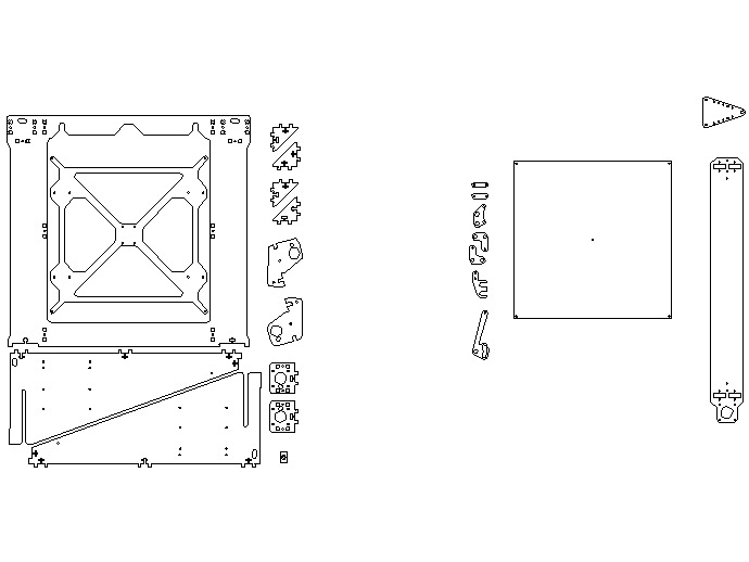 prusa i3 打印機(jī)框架