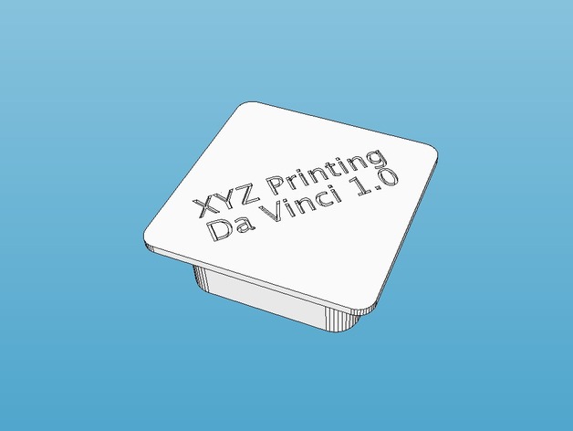 XYZ Da Vinci 打印机铝制框架盖帽