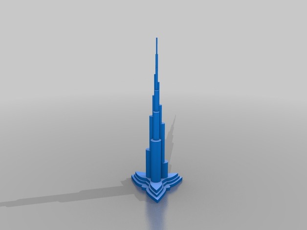 迪拜塔 建筑模型