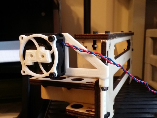Printrbot Simple打印机的挤出机风扇支架