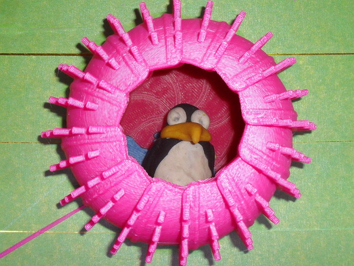 海胆形鸟笼模型