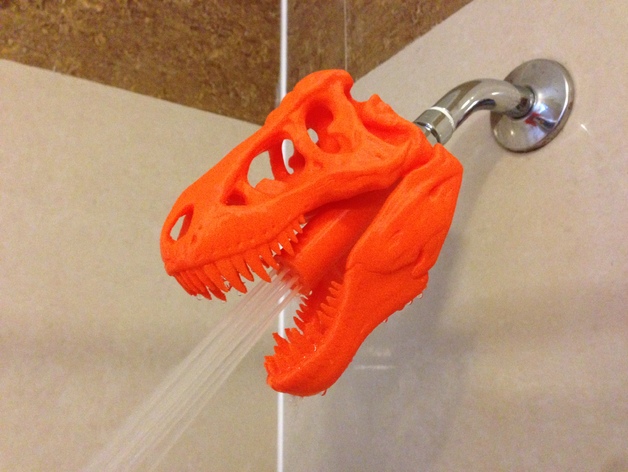 恐龙形淋浴喷头模型