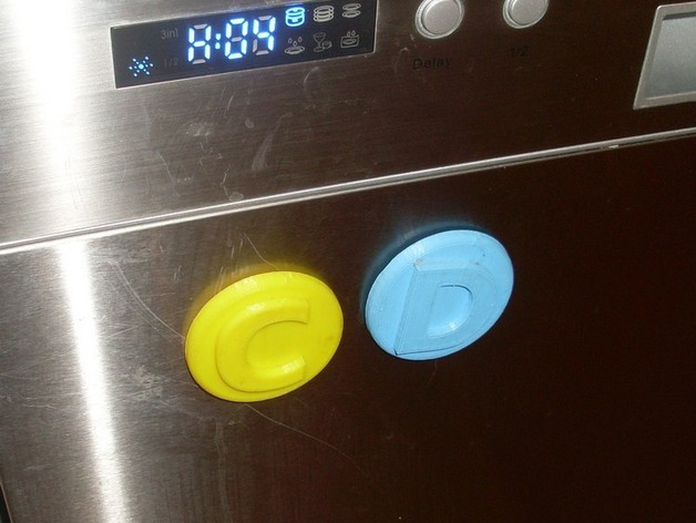 洗碟机磁力标志