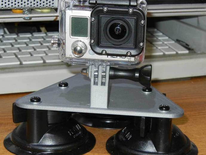 GoPro Camera 3吸盘支架