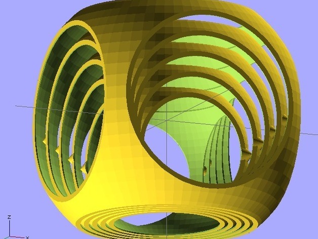 参数型螺旋立方体
