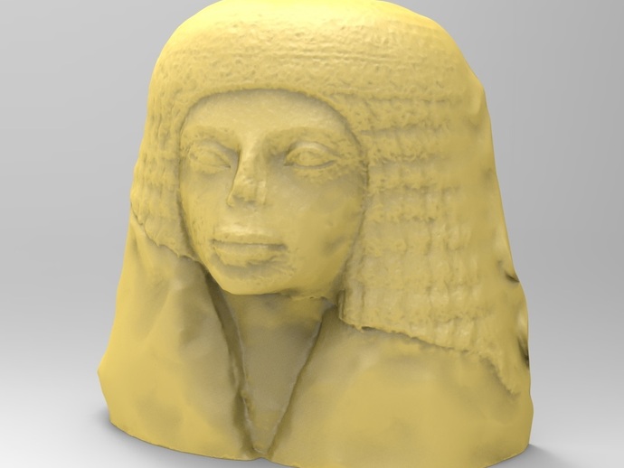 埃及女性头像雕塑