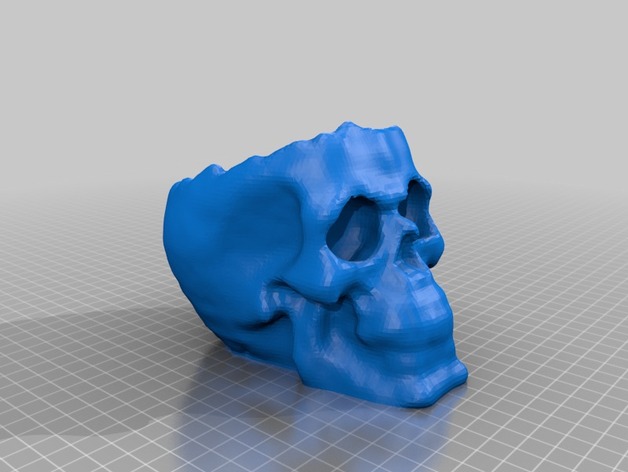骷髅头 头骨模型 3d打印模型渲染图