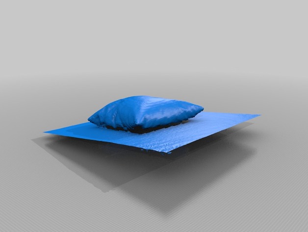 upStanford_bunny_resting_on_a_pillow__pillow_-_raw_XTION_scan_.stl