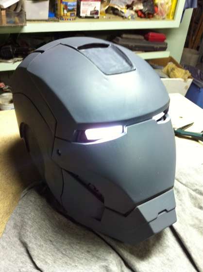 3D打印钢铁侠头盔！可穿戴！