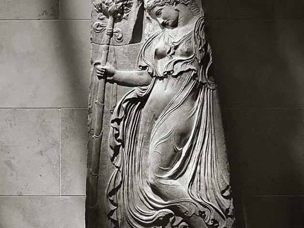 女祭司大理石雕像模型