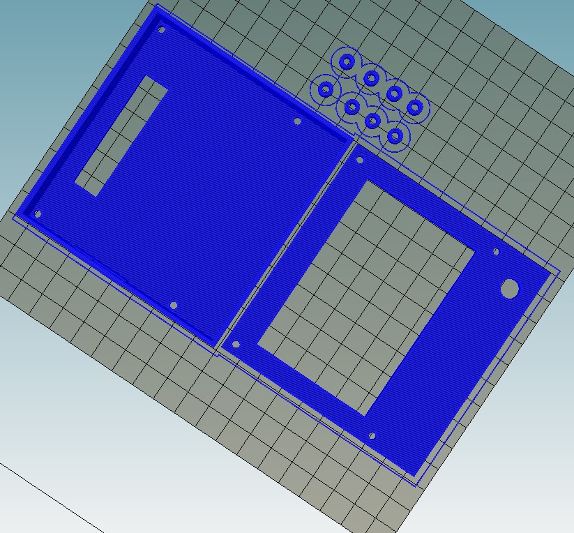 3d打印机LCD显示屏框