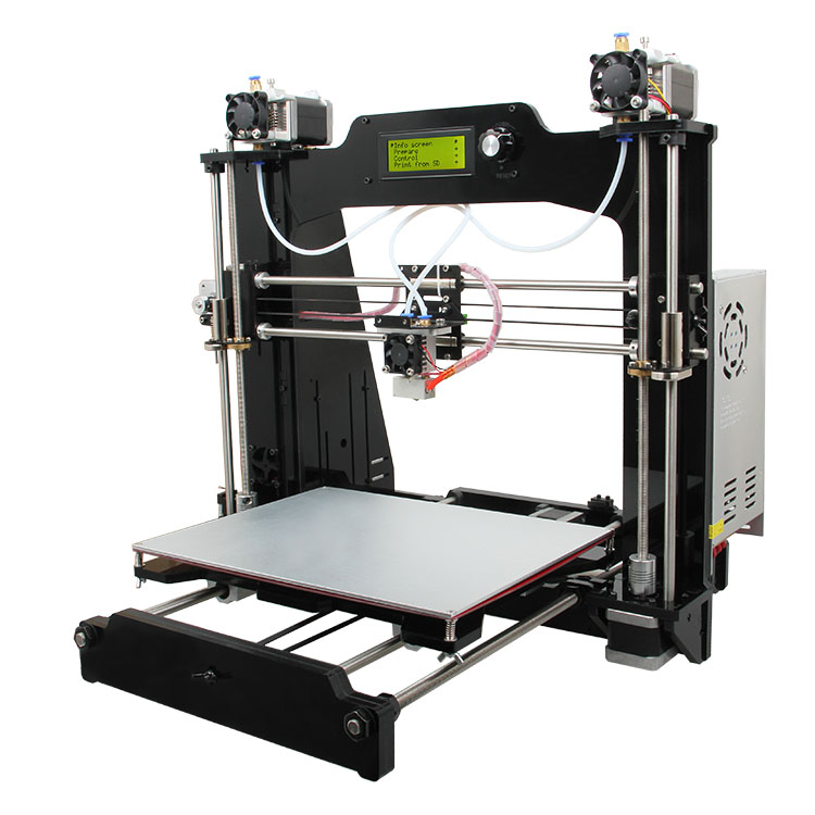 捷泰3D打印机整机套件亚克力整机M201 prusa I3 两进一出混色打印