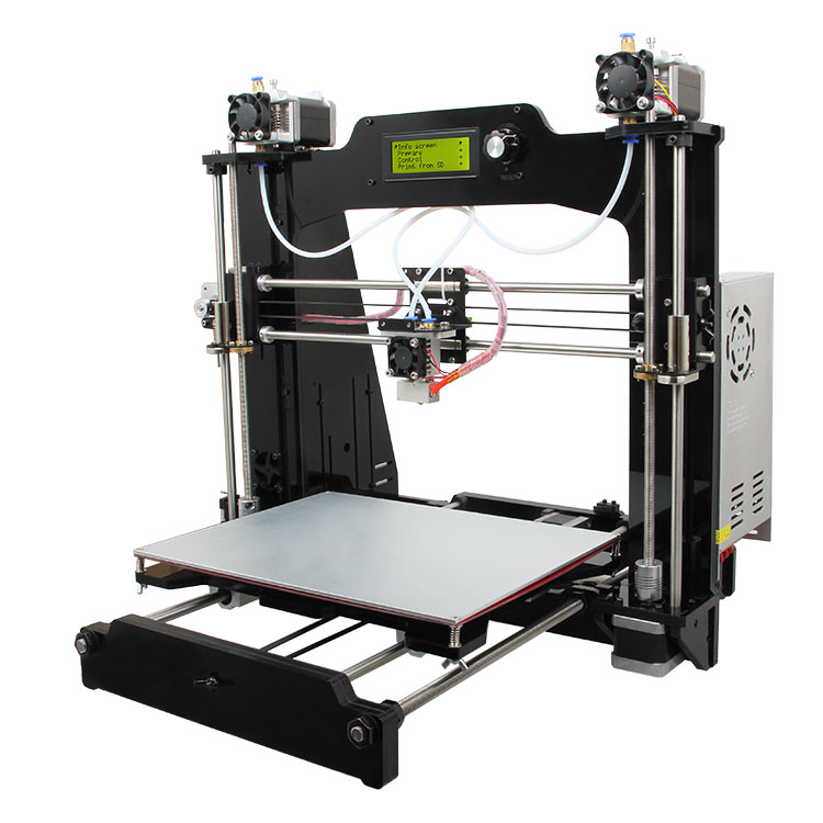 捷泰3D打印機整機套件亞克力整機M201 prusa I3 兩進一出混色打印