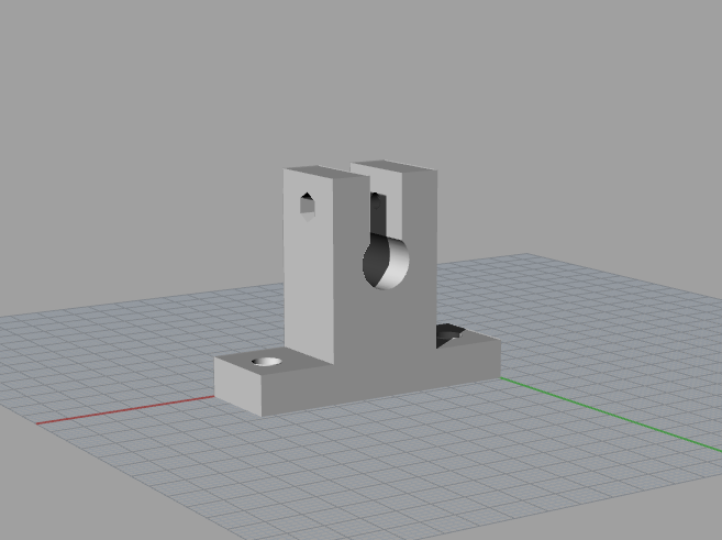 3d打印机 直轴固定支架