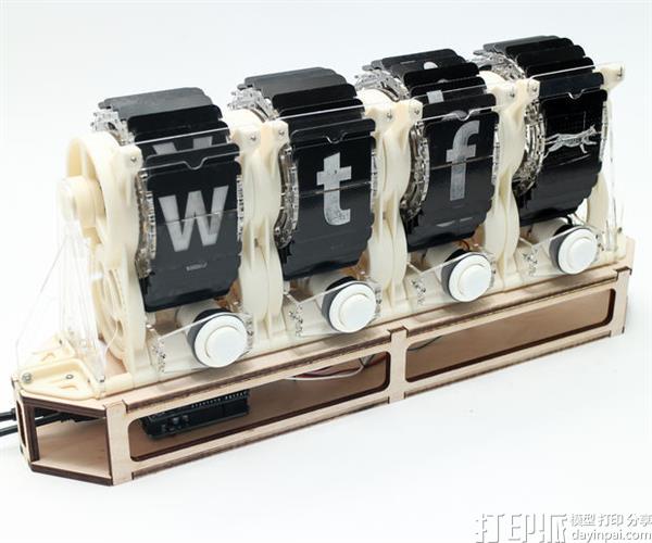 翻牌式显示器：一款有情怀的3D打印作品.jpg