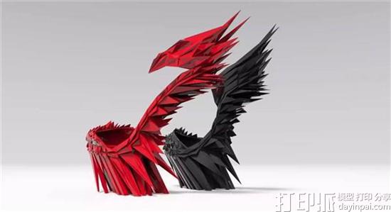 极致盛放工作室为吴莫愁设计个性3D打印高跟鞋.jpg