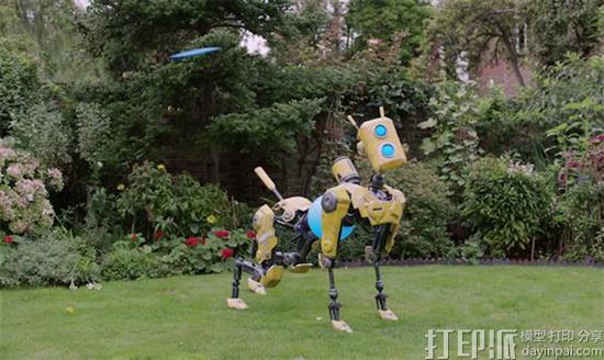 英国公司用3D打印复制《再生核心》中的机器狗Mack.jpg 英国公司用3D打印复制《再生核心》中的机器狗Mack.jpg