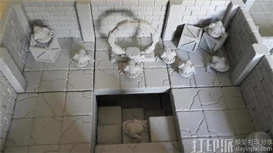 游戏公司开发出3D打印模块组成的桌游构建系统 可布置独特地形.jpg