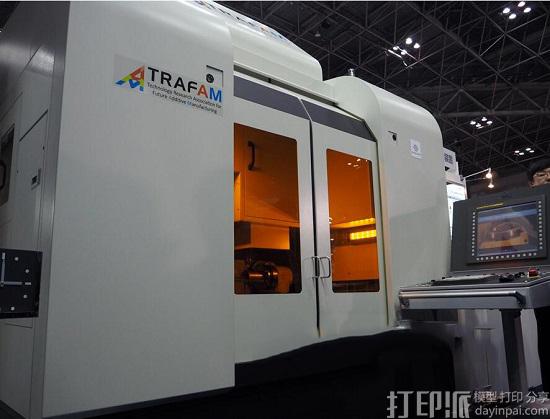 三菱重工机床展出国家项目开发的金属3D打印机.jpg
