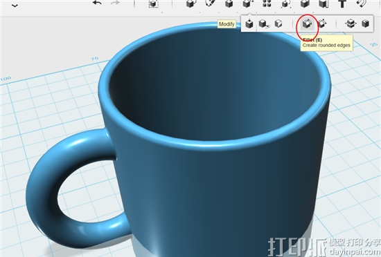 使用123D Design制作一个简单的杯子的3D模型教程.png