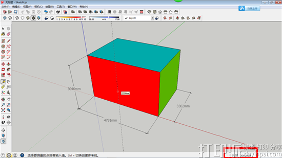 SketchUp建模软件的测量尺寸工具怎么用？.png