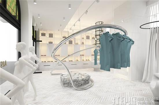 Loopcreative为新旗舰店3D打印出超炫酷的异形衣架