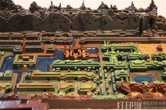 游戏迷花6个月3D打印任天堂《塞尔达传说》地图 以100刀价格出售 游戏迷花6个月3D打印任天堂《塞尔达传说》地图 以100刀价格出售