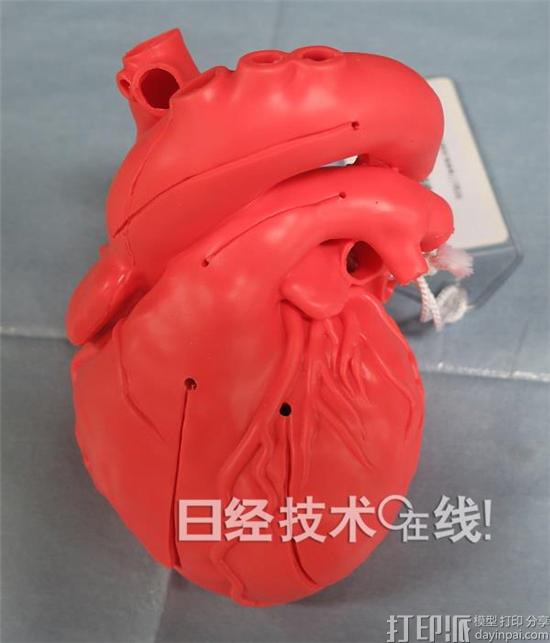 日本将用喷墨技术批量生产3D打印心脏模型