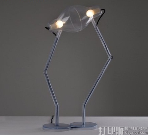 3D打印出来的灯具也要秀恩爱，单身狗表示不服