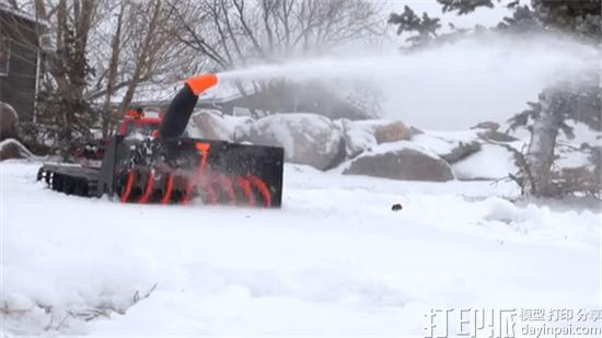 Spyker Workshop推出3D打印除雪机 对抗极端天气