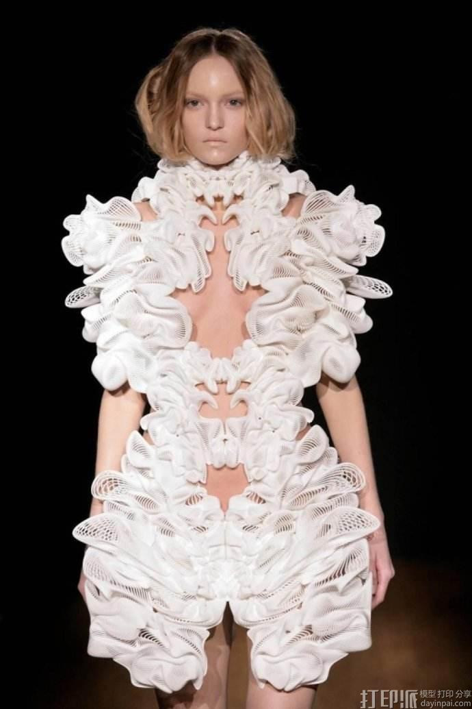 我也想要一件这样的3D打印服装，简直美到极致