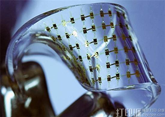 研究人员开发出3D打印的可拉伸可弯曲的电子产品